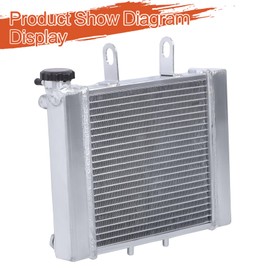 3 Rows Radiator Replacement for Can Am Rally 175 2007 Replacement for Bombardier Rally 200 2003-2006