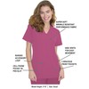 Green Town Scrubs for Women - 4 Pocket V-Neck Scrub