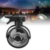 Portable Clip On Fan 4000mah Rechargeable Desktop Fan with LED
