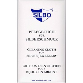 SILBO Cleaning cloth for silver jewellery silver cleaning cloth