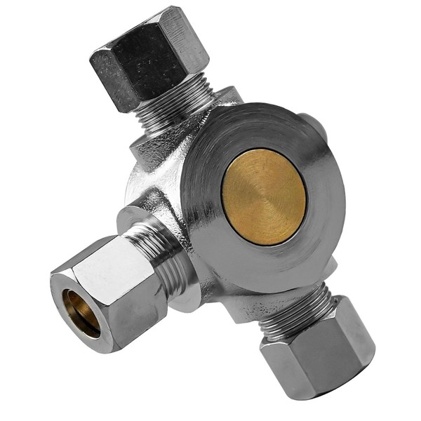 Thermostatic Mixing Valve, Hot Cold Water Mixer Valve Compatible with