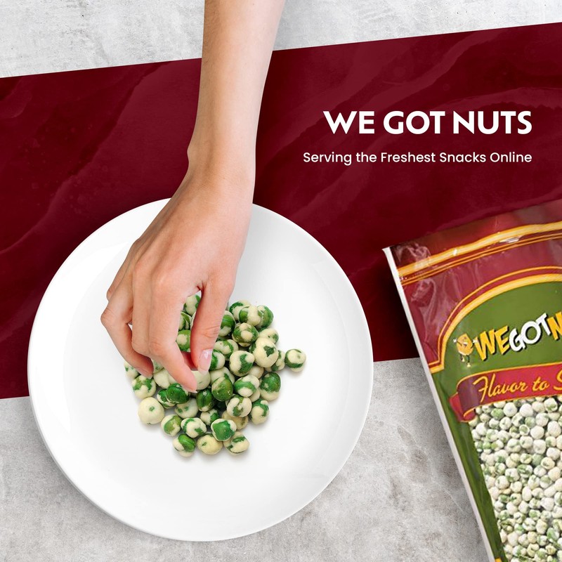 We Got Nuts Green Wasabi Peas | Healthy and Fresh