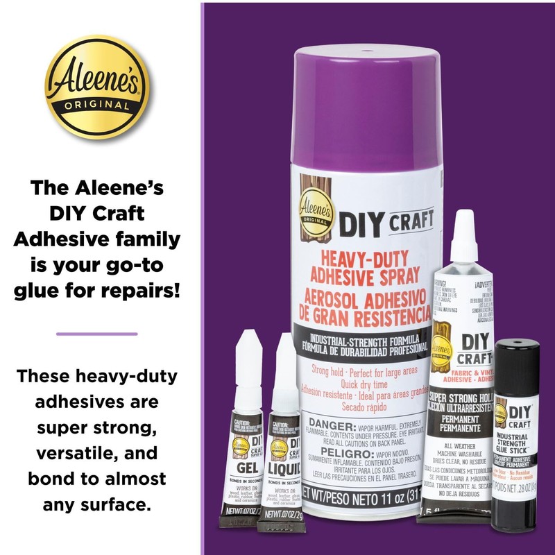 Aleene's DIY Craft Industrial-Strength Glue Sticks, Permanent Bond for Easy