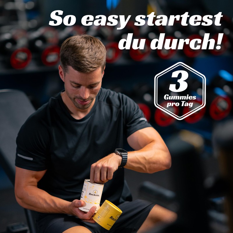 Rockets Prime Creatine Gummy Bears, 3 g Creatine per Daily