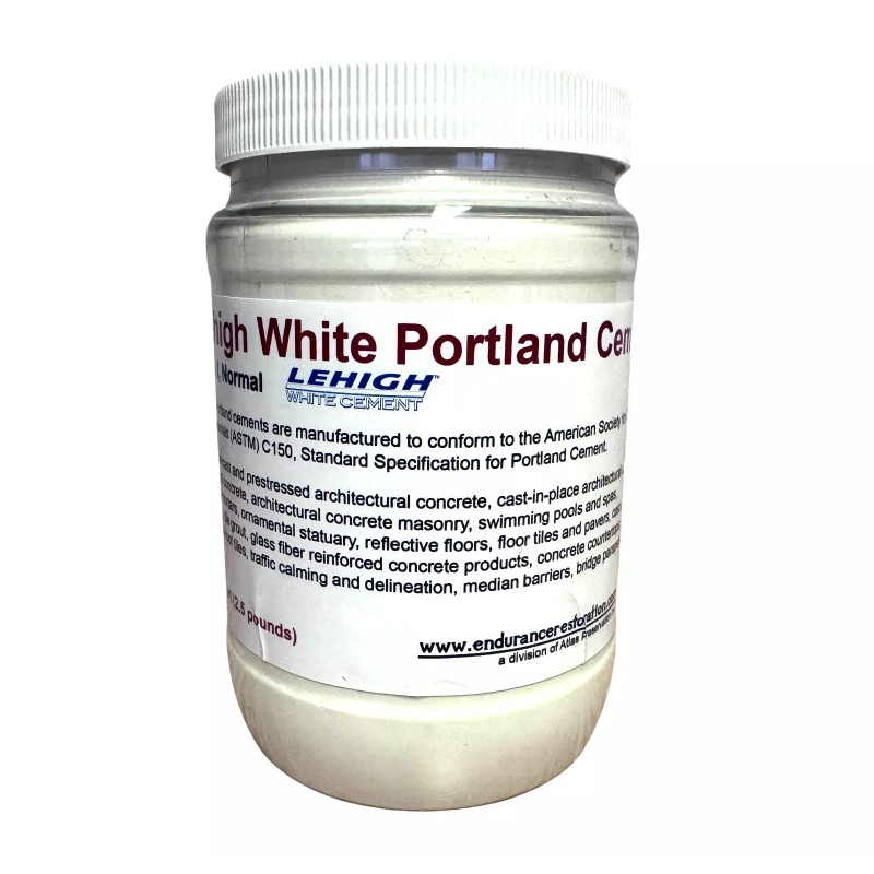 Endurance Restoration Products - White Portland Cement - 1 Gallon