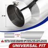 BBTO 2 Pcs 5" Inlet Universal Diesel Truck Exhaust Tip,