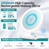 B Beauty Planet Magnifying Mirror with Light 30X, Double-Sided 1X/