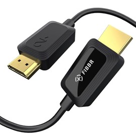FIBBR Cable HDMI 2.1 de fibra óptica 24 pies 48 Gbps 8K@60 Hz, 4K@120 Hz