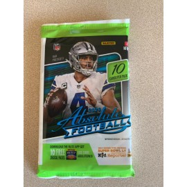 2020 Absolute Factory Sealed Football Pack  10 cards per pack