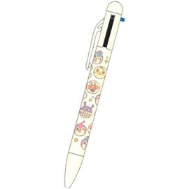 Sunstar Stationery Anpanman Multicolor Ballpoint Pen, 3 Colors, Anpanman Smile Plus, Face, 6280010C