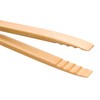 Redecker Oiled Beechwood Grill Tongs, 100% Handmade BBQ Tongs with