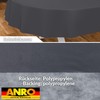 ANRO Oilcloth Tablecloth, Washable, Oilcloth, Garden Tablecloth, Outdoor, Indoor, Oval,
