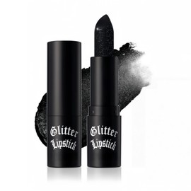 LIANGNISHI Halloween Black Lipstick & Face Paint - Black Lips, Matte Lips, Lip Gloss Popular! Face, Eyes, Body, and Lips. Multi-functional Black Paint, Perfect Item for Cosplay and Special Makeup, 07