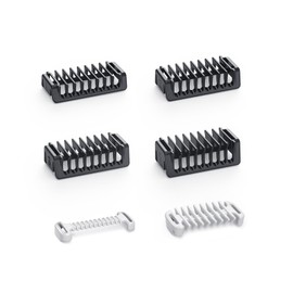 6 PC Attachments with 1/2/3/5mm Bi-directional Protective Combs, 0mm Intimate Skin Protection & 3mm Body Comb. Compatible with O Blade QP2724, QP2834, QP25XX, QP26XX & Pro Series - Perfect Oblade