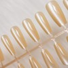 Nails with self-magnetic nail tips, 30 pieces, C70.Magnetic Nail Tips (Light Gold-Long Nose Pin) / 셀프 자석 네일팁 붙이는 네일, 30개, C70. 자석 네일팁 (라이트골드-롱코핀)