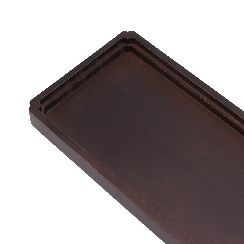 Chinese Water Storage Drainage Tea Tray Bamboo Simple Decorative Robust