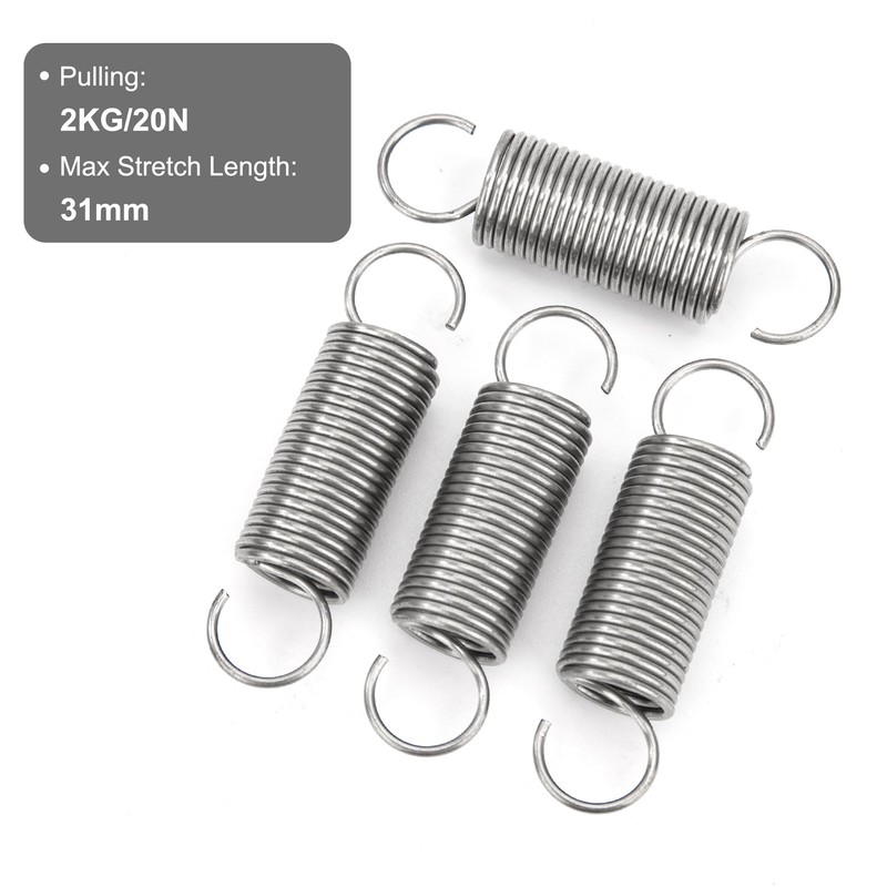 GUNGY Tension Springs with Hooks Stainless Steel Tension Spring Tension