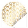 Flower of Life Sticker 9 cm with Protective Varnish Transparent