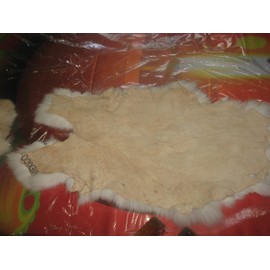 Roger Enterprises Natural Gray White Grey Top Grade Rabbit Fur Pelt Skin Taxidermy