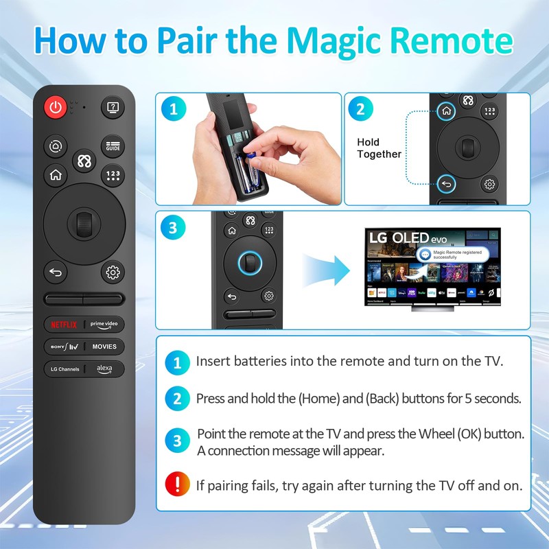 MR25GA AI Magic Remote for All 2022-2025 LG TVs-with Voice
