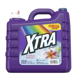 Xtra Tropical Passion, 260 Loads Liquid Laundry Detergent, 312 fl oz