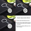 FineGood 6 pcs Teacher Appreciation Gifts Keychains, Heart & Circle
