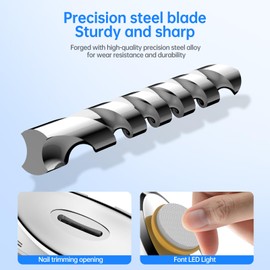 Lrolbmi Nail Trimmer Electric,Nail Clippers and Nail File 2-in-1 Design, Nail Trimmer Manicure kit and Manicure Set,Use Safety, Excellent Present,Suitable for Baby,Elderly,Children,Woman,Adults