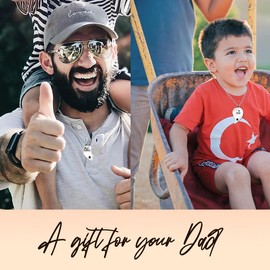 Fathers Day Gift Dad from Son Graduation Gift Birthday Gifts for Father Son Matching Necklace Thank You Daddy Wedding Appreciation Gift Dad Present Ideas Daddy Souvenirs Father Christmas Presents