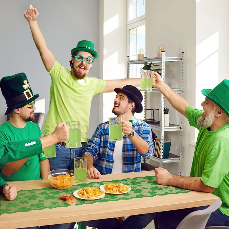 St.Patrick's Day Table Runner,Table Runners For Dining Table,St. Patrick’S Day