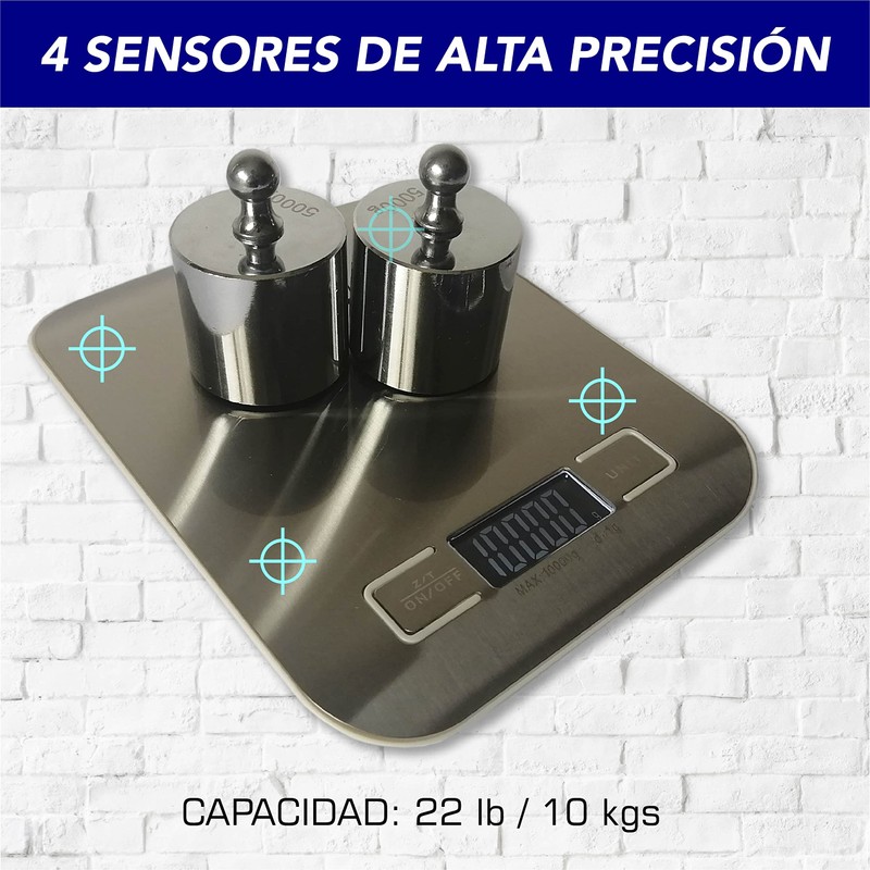 CHIC-FANTASY Báscula de Cocina Digital Multi Escala (Oz, ml, gr)