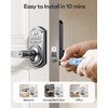 TEEHO Keypad Door Lock with Handle: Keyless Entry Door Lock