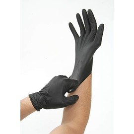 DENCO DISTRIBUTING, INC. Grease Bully Nitrile Gloves - 5 Pack - 500 Count - Powder & Latex Free - Textured Fingers (Extra Large)