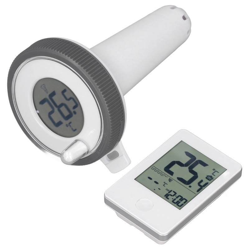 Wireless Pool Thermometer LCD Display 0.1℃ Accuracy Waterproof Digital Floating