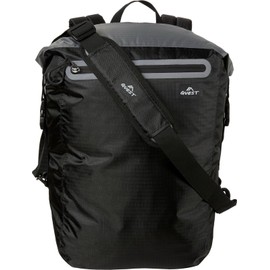 Quest 30L Boating Camping Hiking Water Resistant Black Charcoal Gray Backpack