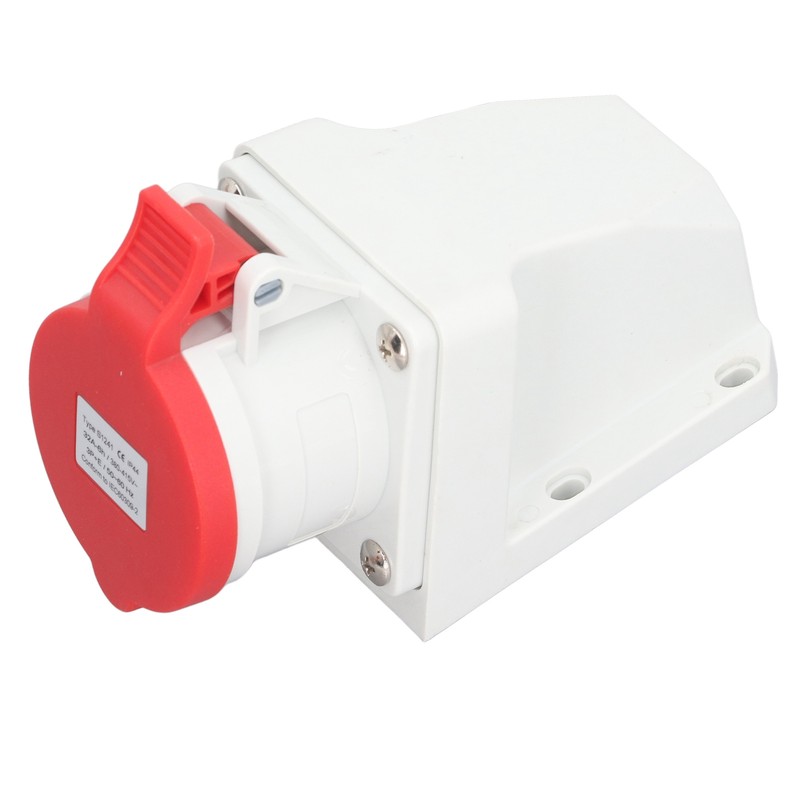 Industrial Connector Electrical 4 Pin 32A 3P+E IP44 Waterproof Dustproof