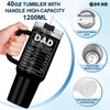 34HD Christmas Gifts for Dad, Dad Tumbler 40 Oz Stainless
