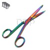 DDP MULTI TITANIUM COLOR RAINBOW KNOWLES BANDAGE SCISSORS 5 1/2"