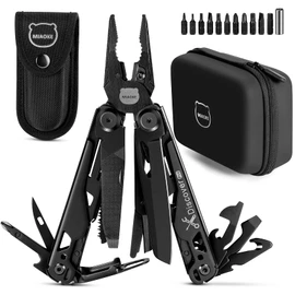 MIAOKE Multitool 23 en 1 con caja de regalo de alta calidad, destornilladores, destornilladores, destornilladores, abridor de botellas, alicates de cuchillo de camping -Pantera Negra