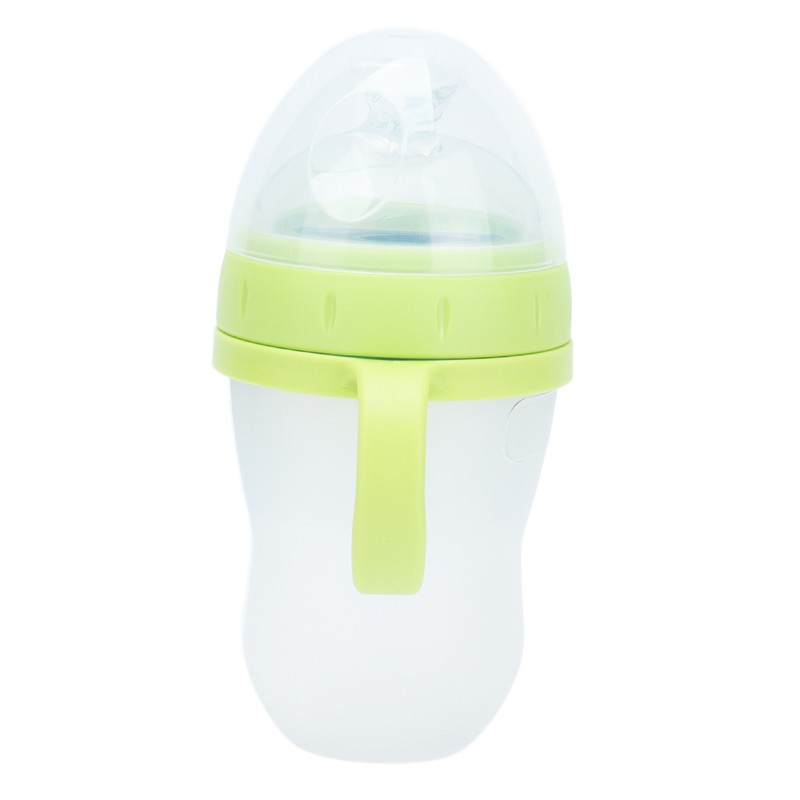 Baby Cereal Bottle Silicone Unisex Baby Squeeze Cereal Feeding Flow