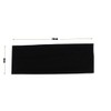 2pcs Black 6cm Wide Hair Band Elastic Headband Non-Slip Headband