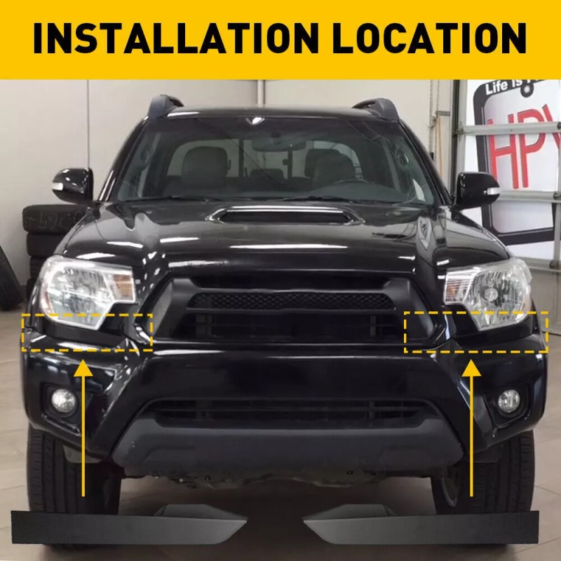 LIANGREN Set For Toyota Tacoma 2012-2015 Front Grille Headlight Filler