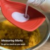 Large Silicone Cooking Spoon, Non-Stick Solid Spoon set with Deep