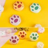 Ruksifg 6pcs Mini Box Cutters Cat Paw Shaped Retractable Mini