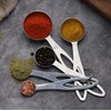5-Piece Measuring Spoon Set, Stainless Steel, Dosing Spoon with Measuring
