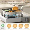 JUSTUP 4-Cup Egg Pan Nonstick，Healthy Titanium Ceramic Breakfast Frying Pan，Compatible