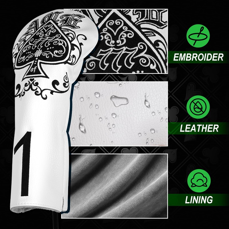 Golf Club Head covers for Driver 460CC DR #1 Elastic