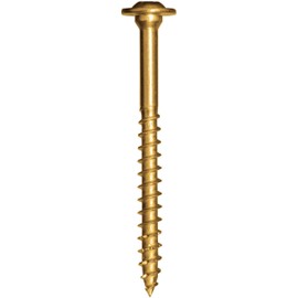 GRK Fasteners-114083 RSS14112HP RSS HandyPak 1-1/2-Inch Structural, 50 Screws per Package (772691121516), 1/4" x 1-1/2", Gold, Count