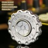 Gear Coin Slider Toy Round Gear Metal Push Slider Fingertip