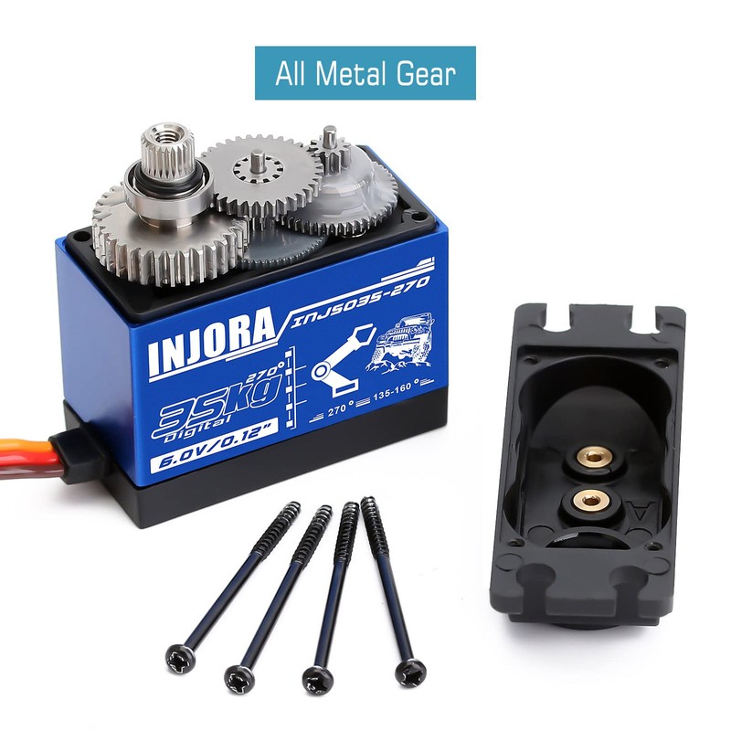 INJORA Servo 35KG High Torque Servo for RC Car Models
