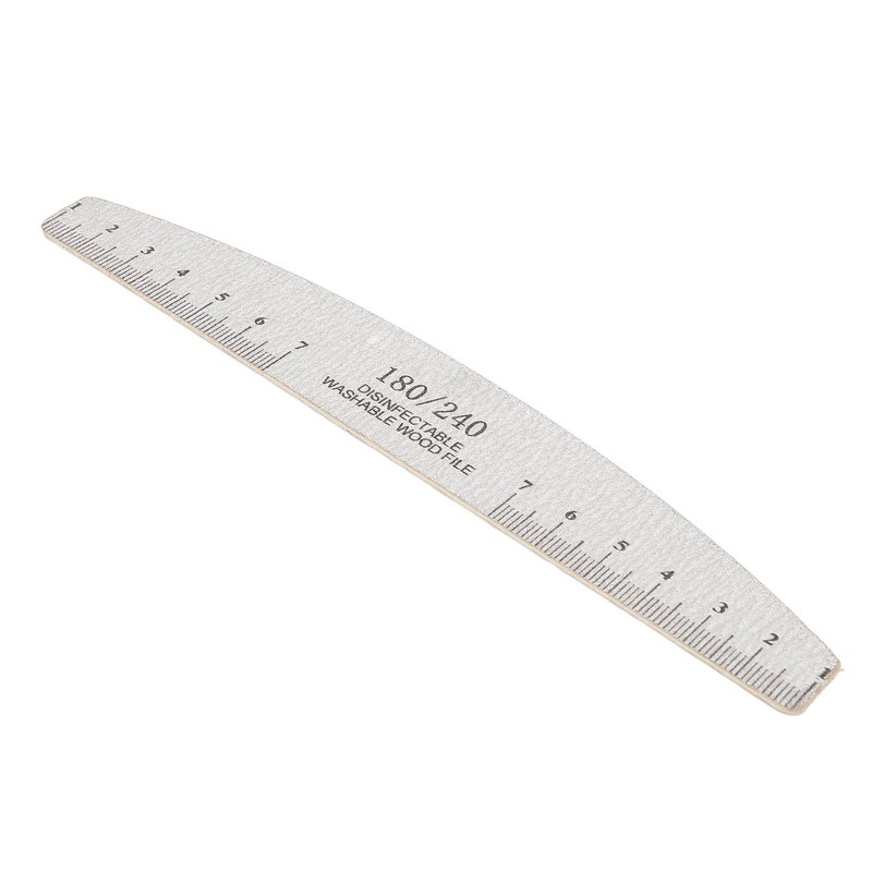 50Pcs Nail Files 180 240 Grit Multifunctional Washable Nail Art